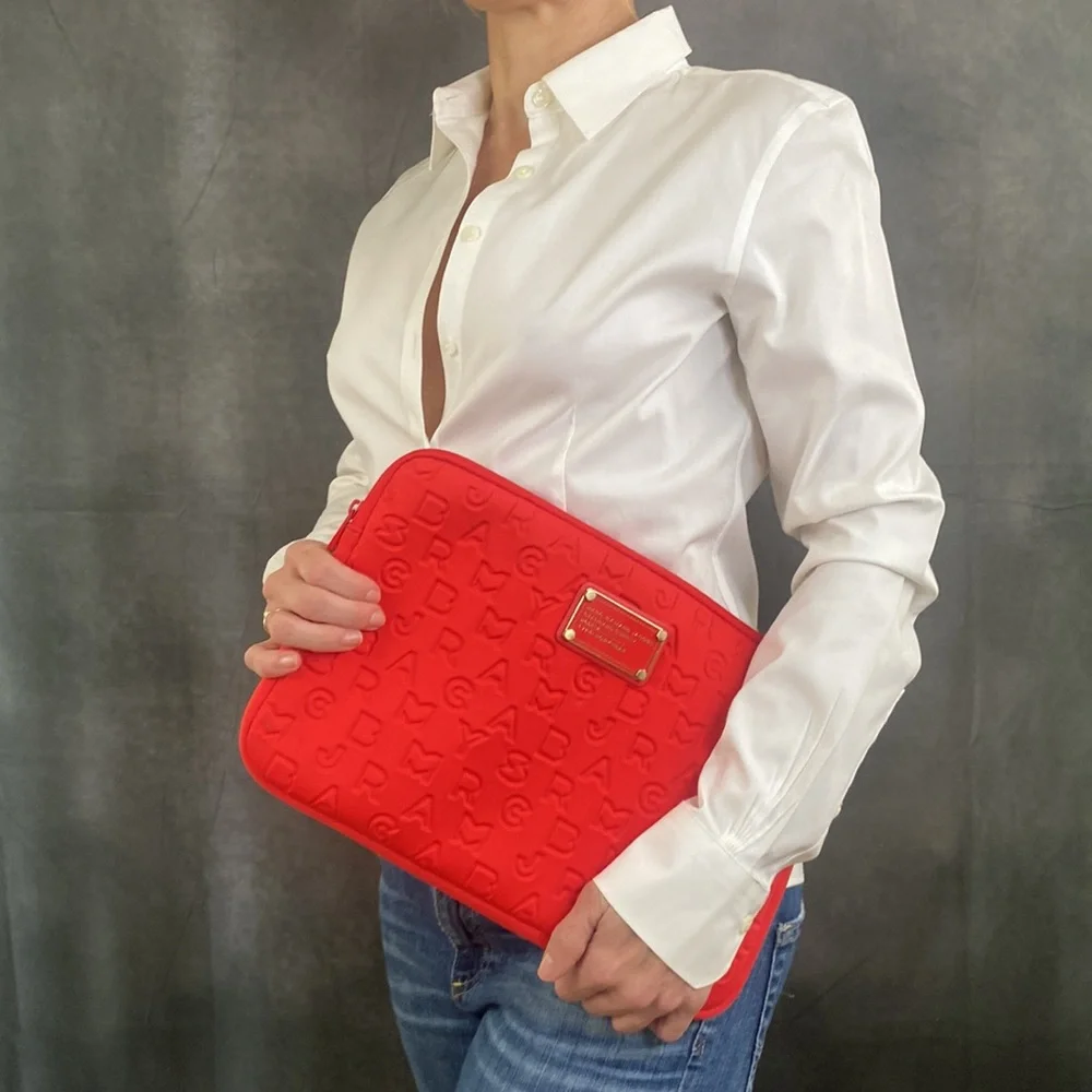 Marc Jacobs laptop case Red